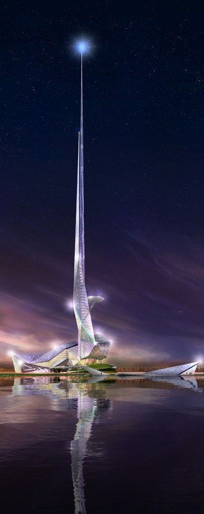 The Constellation Tower, Doha, Qatar by Gensler Architects :: height 500m :: vision