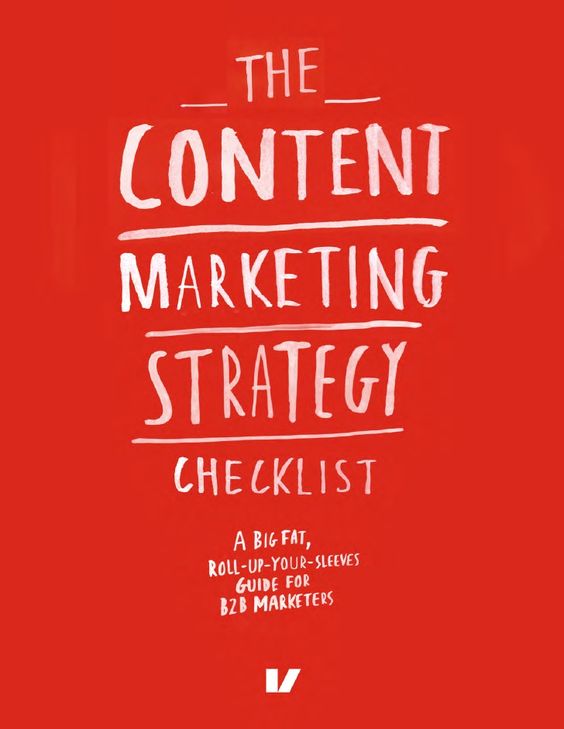 The Content Marketing Strategy Checklist sample