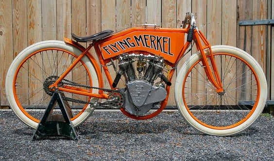 The Flying #Merkel - Rare early production #motorcycle. | repinned by
