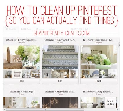 The Graphics Fairy | Organize your DIY & Craft Pinterest boards