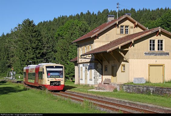 The line Blumberg - Immendingen was opened in 1890. Since then the station building has changed just a little.