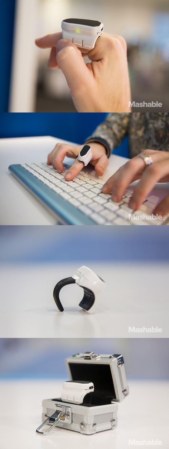 The Mystro is a finger-mounted 3D mouse. Users can wave their fingers to magically move items on your computer. #gadget