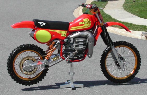 These Maico 490cc machines were  scary to ride too!!!