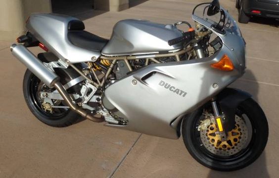 This 1998 Ducati 900SS/FE is one of just 300 silver Final Edition bikes made for 1998.