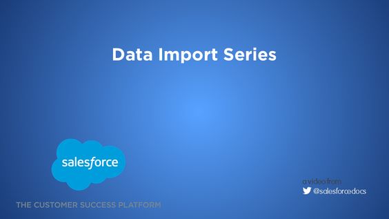 This 5 part video series walks you through all aspects of data import, from how to clean and prepare your import files, to matching owner and parent record IDs.