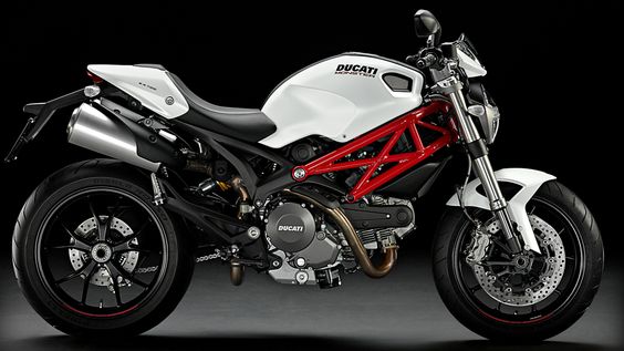 This is the pure blood White Stallion of the motorbikes and my future guilty pleasure to remember myself that I'm also a product of the 20th Century: The Ducati Monster 796.