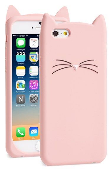 This kitty iPhone case is so cute!