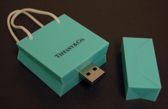Tiffany bag USB flash drives