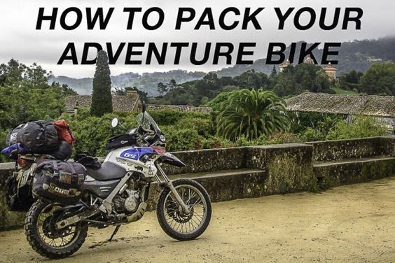 Tips from a seasoned overlanding couple. How to pack your adventure motorcycle for a long term trip.