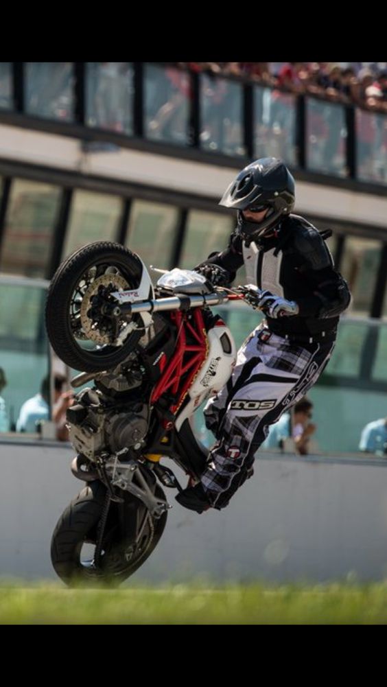 Tricksters on a Ducati Monster