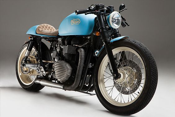 Triumph Bonneville Cafe Racer “Moose” by Mean Machines #motorcycles #caferacer #motos |