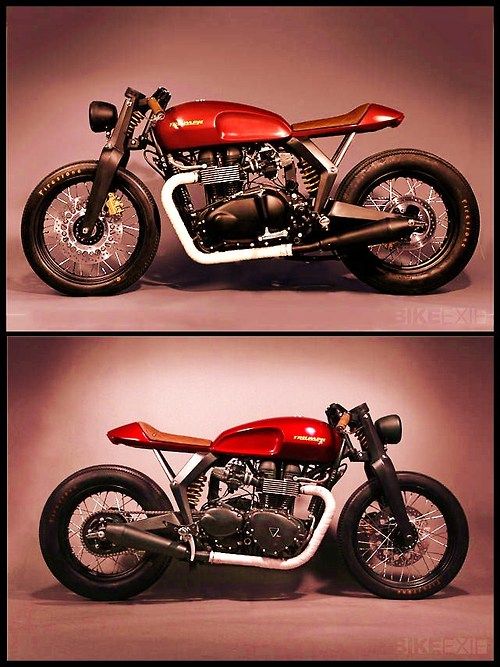 Triumph café racer | Bobber Inspiration - Bobbers and Custom Motorcycles | theroadyeah August 2014