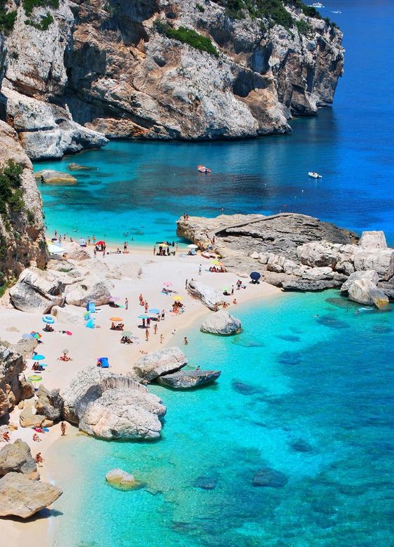 Turquoise sea - Sardinia, Italy I really need to go to Italy!