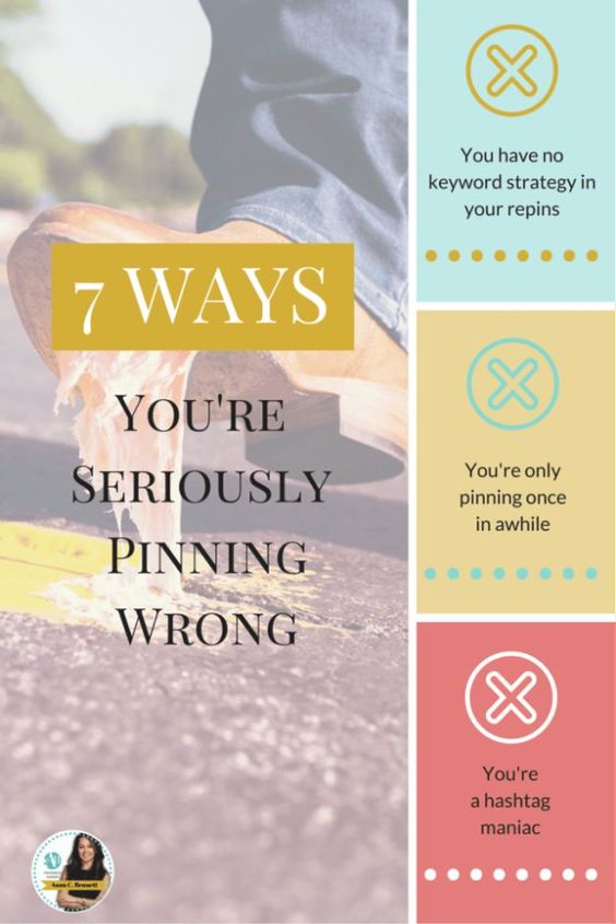 Unfortunately, I am seeing businesses making the same mistakes over and over and over on Pinterest while attempting to cash in on Pinterest’s success and sadly because of these mistakes they are setting themselves up for frustration and failure from the get-go. Avoid the frustration of these mistakes.