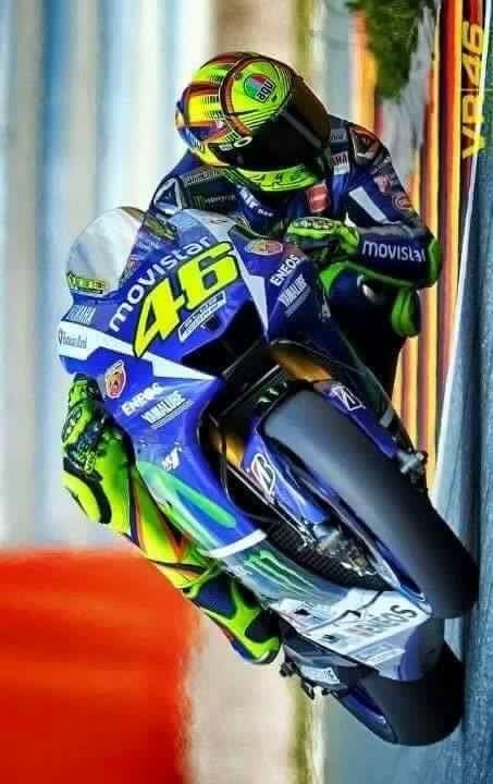Valentino Rossi. Lean with it, rock with it!