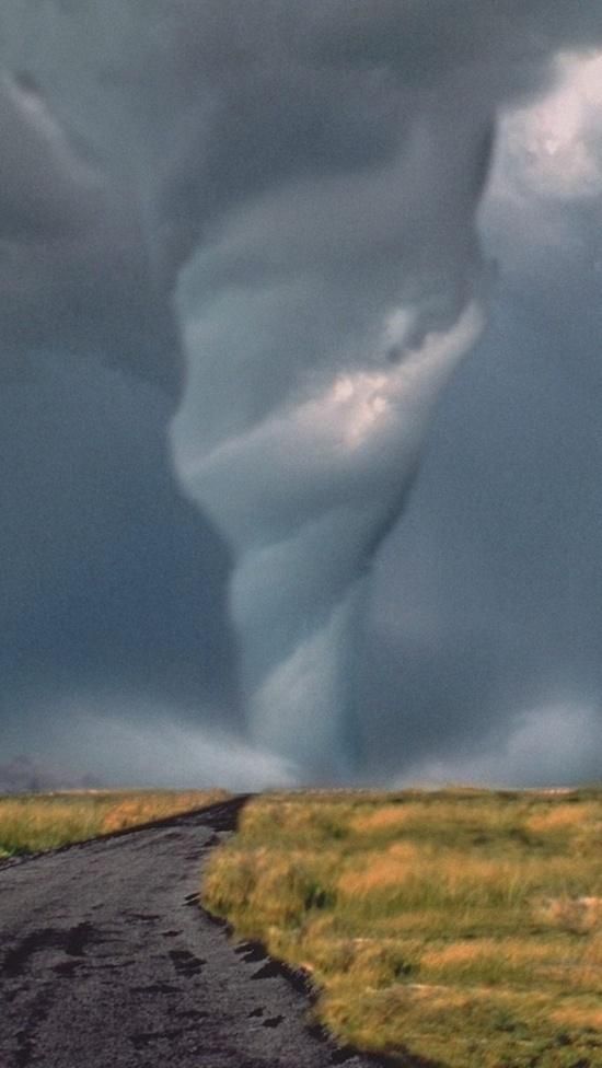 Very interesting looking twisted tornado! #storms #photography #tornado