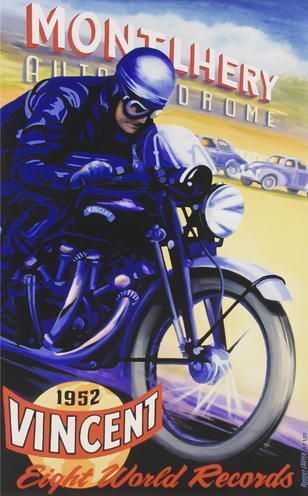 Vincent Motorcycle Poster