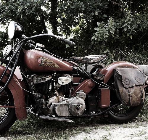 Vintage Indian Motorcycle::