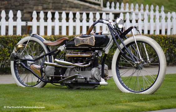 Vintage Old School Henderson Motorcycle by Billy Lane Choppers Inc