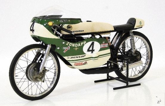 Vintage Zundapp Cafe Racer Motorcycle.