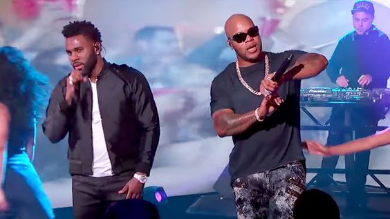 Watch Flo Rida, Jason Derulo Say 'Hello Friday' on 'Kimmel' #headphones #music #headphones