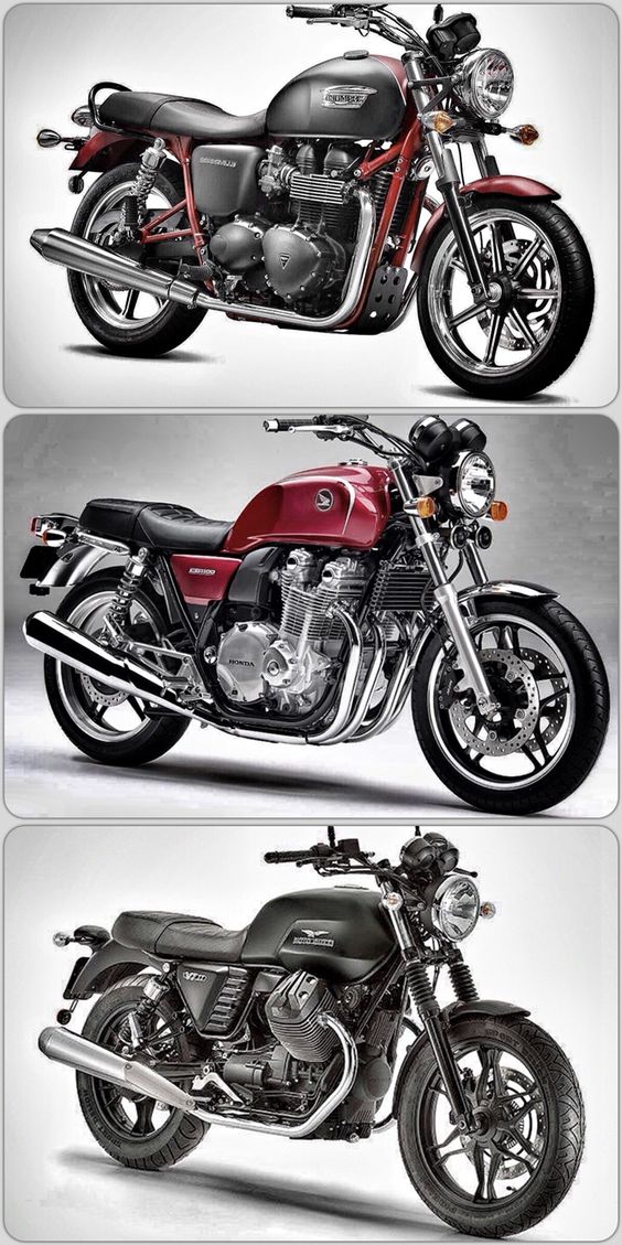 What do a Triumph Bonneville, a Honda CB1100 and a Moto Guzzi V7 II Stone have in common? I want them all ! Which one should I get ?