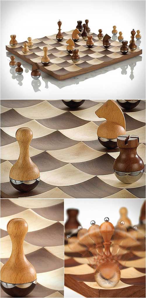 Wobble Chess Set by Umbra Product Design #productdesign