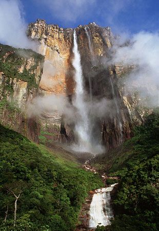 World's Tallest Waterfall, Angel Falls, Venezuela
