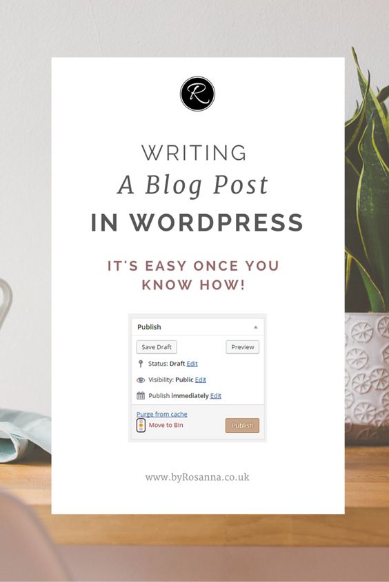 Writing a blog post in WordPress (for beginners moving from Blogger or Squarespace, or people just starting out!)
