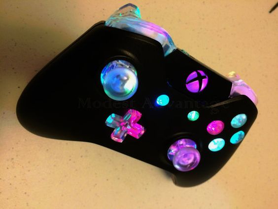 Xbox One controller full color changing LED mod