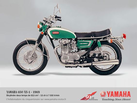 Yamaha introduced their 650 in 1968 as the 1969 XS1.  Even though it was widely regarded to be an improved copy of the British 650s, it was not. Across the board, the Japanese motorcycle industry w…