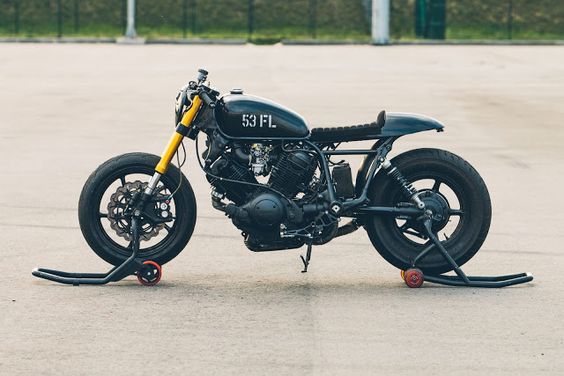 Yamaha Virago Cafe Racer by 53 ​Fast Living #motorcycles #caferacer #motos |