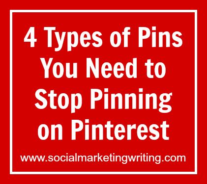 You can't share everything on Pinterest: There are four types of pins you need to stop pinning on Pinterest. In this article you will be able see 