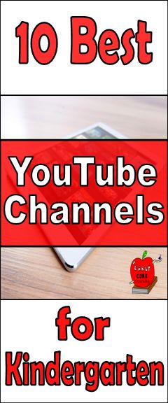 YouTube is an awesome resource in the classroom. Here is a list of the 10 Best YouTube Channels for Kindergarten. Engaging and fun!