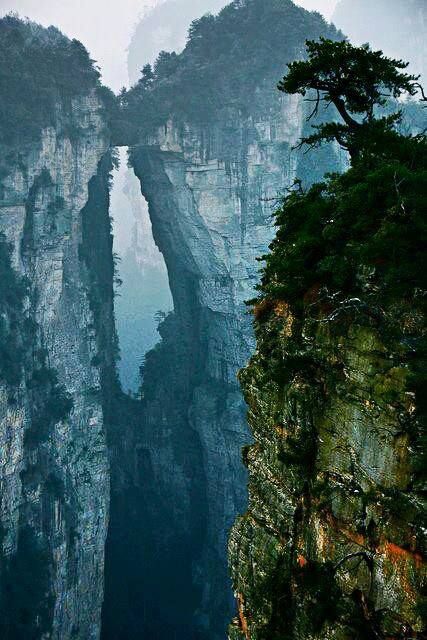 Zhangjiajie Stone Forest - China's Avatar Mountains. This has just been updated to my bucket list.