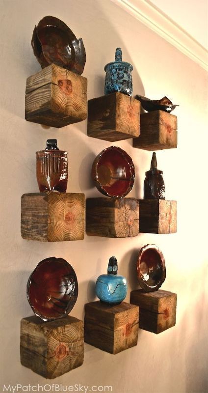 1 post 9 rustic elegant shelves, diy, home decor, how to, repurposing upcycling, shelving ideas, woodworking projects