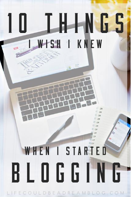 10 Things I Wish I Knew When I Started Blogging | Bouvardian | Bloglovin’