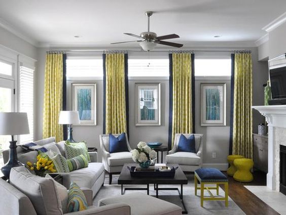 12 Gray and yellow living room ideas - LittlePieceOfMe