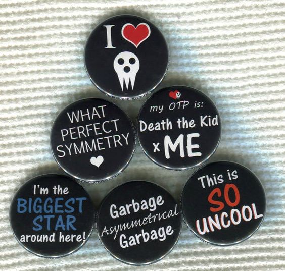 Soul Eater anime quote Pinback Button by TinyAltoButtons, $