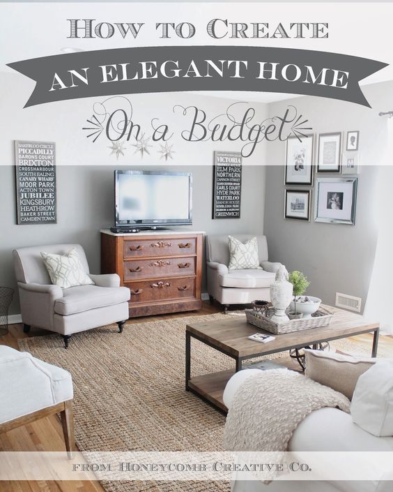 12th and White: How To Create an Elegant Home on a Budget: 7 Tips & Tricks