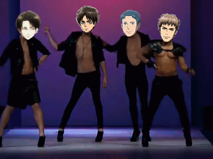 13. Shingeki no FABULOUS! | 16 Funny Attack On Titan GIFs Marco, what the hell are you doing?