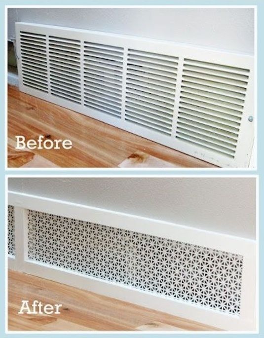 #20. Give your return air grille a makeover. -- 27 Easy Remodeling Projects That Will Completely Transform Your Home