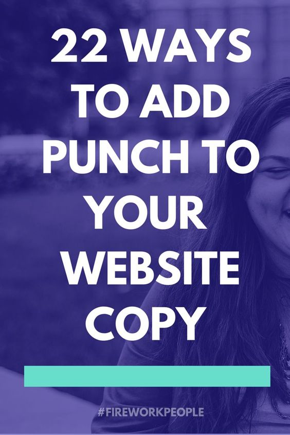 22 ways to add punch to your website copy