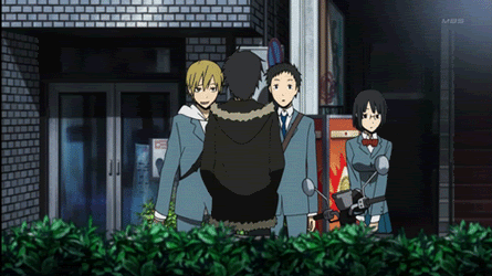 99% of this show is Shizuo throwing vending machines and Izaya getting hit by them | Durarara!!