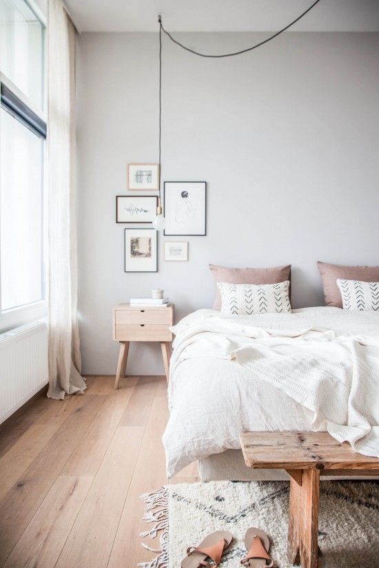 Ammonite by Farrow and Ball, you want a space to stay light and bright but to feel cosy at the same time, a great grey that is not too cold, thanks to it’s brown (as opposed to blue) undertones