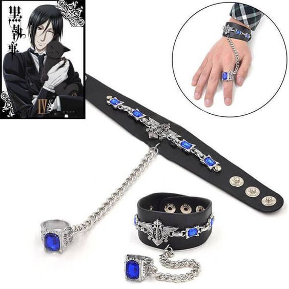 Anime Black Butler Kuroshitsuji Sapphire Bracelet