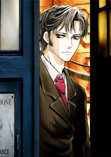 anime Doctor who! I don't even watch the show but this is pretty awesome. ♥