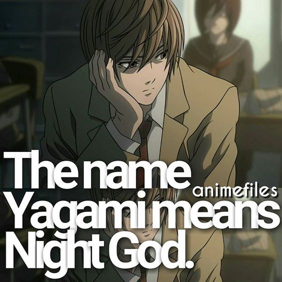 anime facts death note yagami light