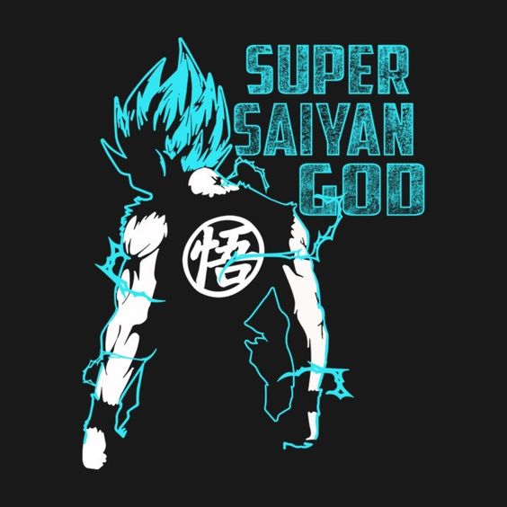 Awesome 'Super+Saiyan+God+Goku' design on TeePublic!