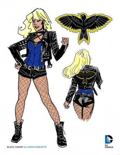 Batgirl and Birds of Prey Black Canary concept art DC Rebirth